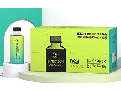 碱约电解质苏打水青柠味450mlx15瓶